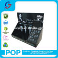 Fancy cosmetic point of sale table male cosmetic cardboard display boxes